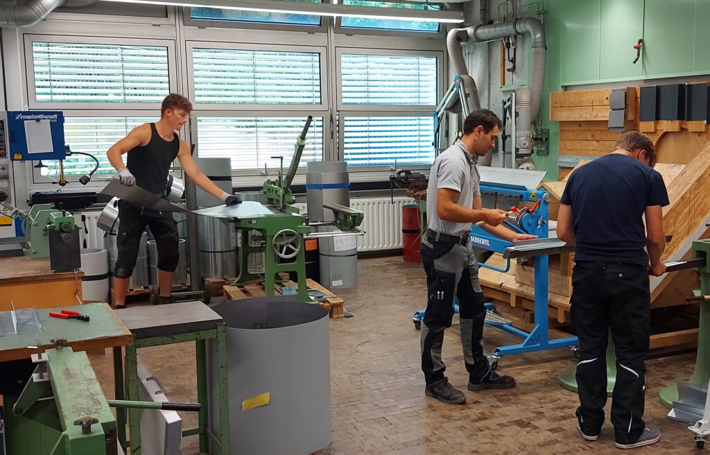 Gesellenprüfung Teil 2 Sommer 2022 Förderverein für Klempner an der Robert Bosch Schule Ulm e.V.